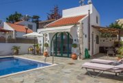 Maleme Kreta, Maleme: Charmantes, möbliertes Haus mit Pool und Bergblick zu verkaufen Haus kaufen